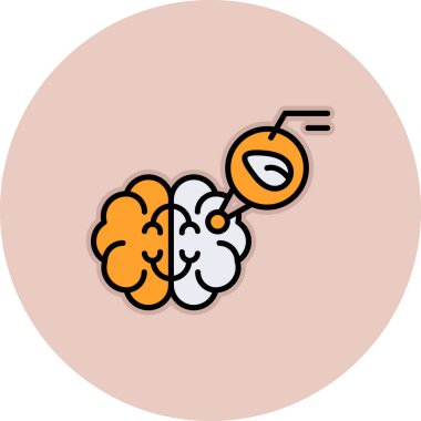 Bir karikatür bulut simgesinin vektör çizimi