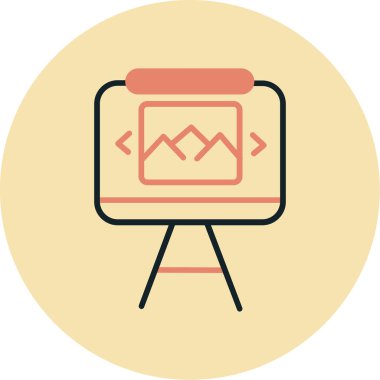 Modern bilgisayar simgesinin vektör illüstrasyonu