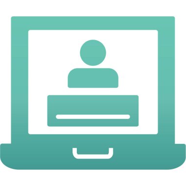 Bilgisayar. Web simgesi vektör illüstrasyonu