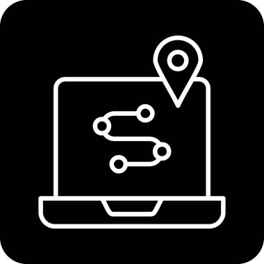 seo modern simgesinin vektör illüstrasyonu