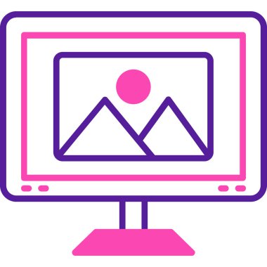 seo modern simgesinin vektör illüstrasyonu