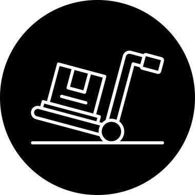 Bir bilgisayar simgesinin vektör illüstrasyonu