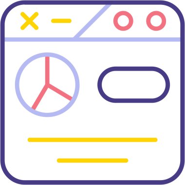 seo modern simgesinin vektör illüstrasyonu