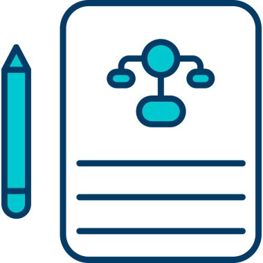 Eğitim simgesinin vektör illüstrasyonu