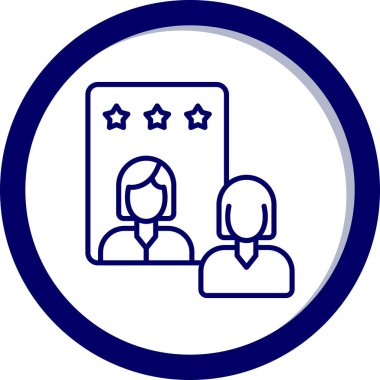 İnsan simgesinin vektör illüstrasyonu