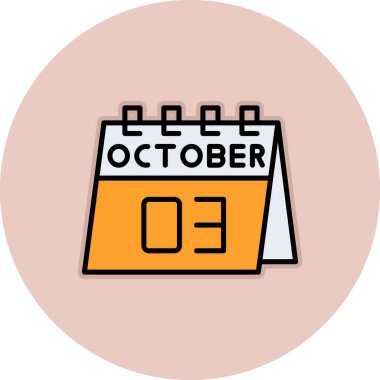 Takvim simgesi vektör illüstrasyonu