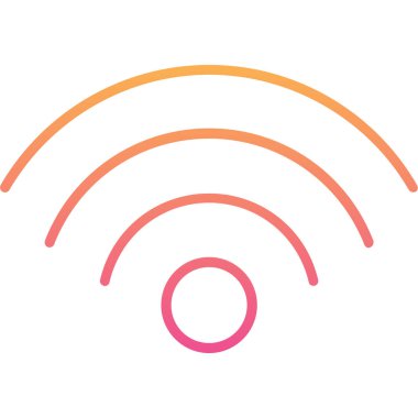 wifi sinyal simgesi vektör illüstrasyon grafik tasarımı