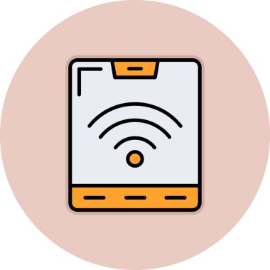 wifi simgesi vektör illüstrasyonu