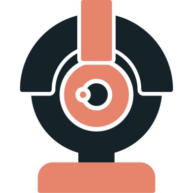 kamera simgesi vektör illüstrasyonu