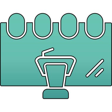 Modern bir tasarımın vektör illüstrasyonu