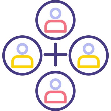 Modern simge ve vektör illüstrasyonunu paylaş