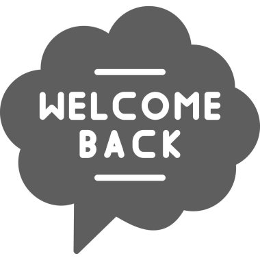 Geri dönüş kelimesi. vektör harfi.