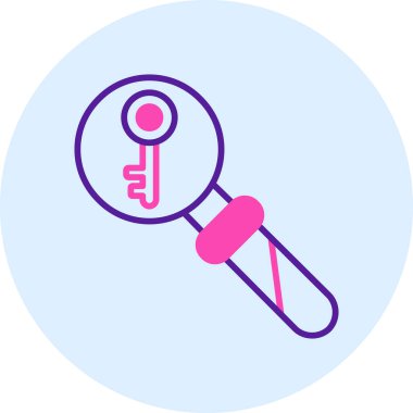 Anahtar. Web simgesi basit illüstrasyon