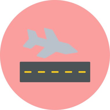 Uçak. Web simgesi basit illüstrasyon