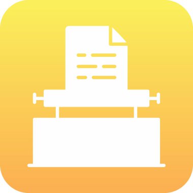 yazıcı simgesi dijital vektörü