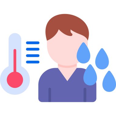 sıcaklık sıcaklığı renk simgesi