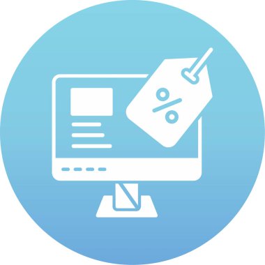 seo modern simgesinin vektör illüstrasyonu