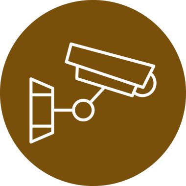 gözetim simge vektör çizim