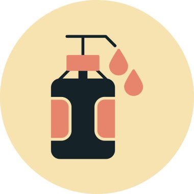 Su. Web simgesi basit illüstrasyon