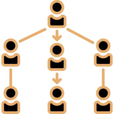 iş ekibi simgesi, vektör illüstrasyonu