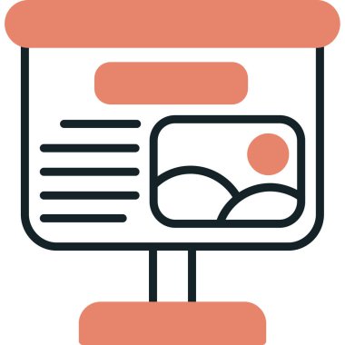 seo modern simgesinin vektör illüstrasyonu