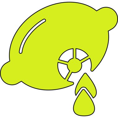 Bir karikatür su bitkisinin vektör çizimi