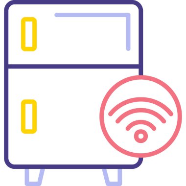 Bilgisayar. Basit ağ simgesi