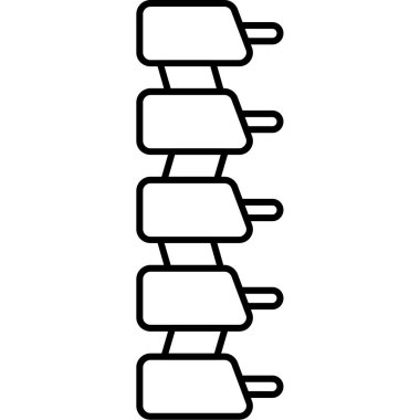 Araba ampul simgesi, anahat stili