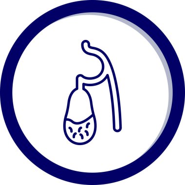 Tıbbi bir simgenin vektör illüstrasyonu