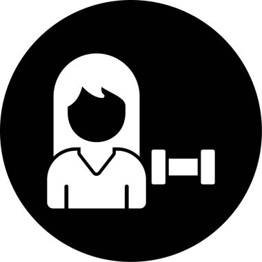 Kişisel ve uygun çizim vektör tasarımı. fitness ve spor için uygun.