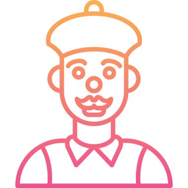 man simgesi vektör illüstrasyonu