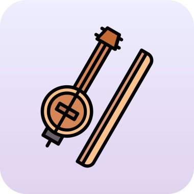 Vektör illüstrasyonu, el çizimi saatin çizgi film ögesi