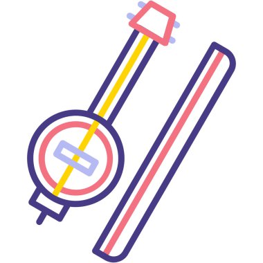 Tek bir hız ve hızın vektör çizimi