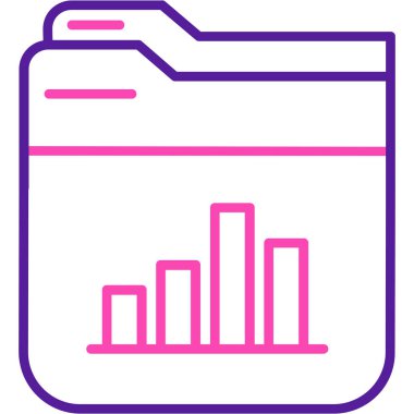 bar chart. web icon simple design