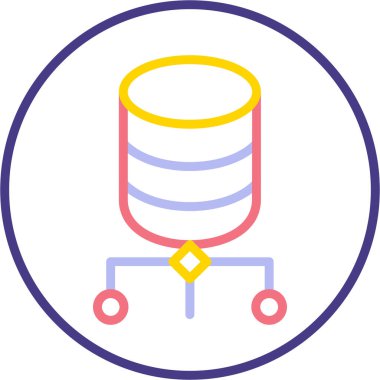 veri simgesi vektör illüstrasyonu