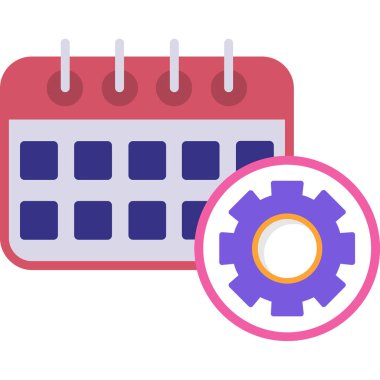 Takvim. Web simgesi basit tasarım