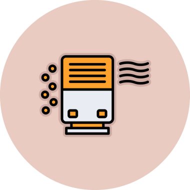 vektör lcd simgesi illüstrasyonu