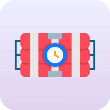 Alarm saat vektör simgesi