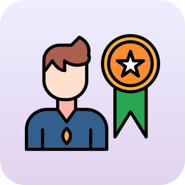 ödül simgesi vektör illüstrasyonu