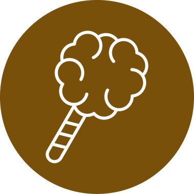 Tek bir simgenin vektör illüstrasyonu