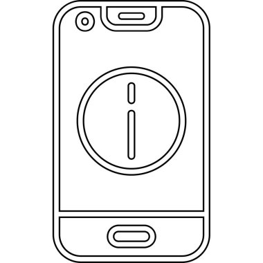 akıllı telefon simgesi tasarım, vektör çizim