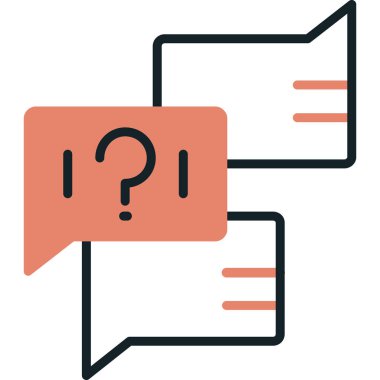 Konuşma baloncukları. Web simgesi