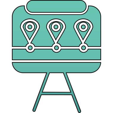 Yiyecek ve içecek işaretinin vektör çizimi