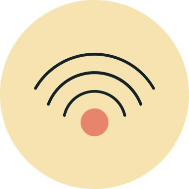 Kablosuz sinyalin vektör çizimi