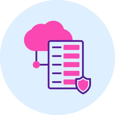 Veri analizi. Web simgesi basit illüstrasyon