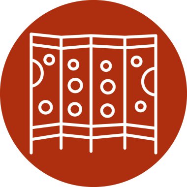 Çit. Web simgesi basit illüstrasyon