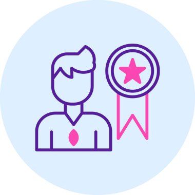 Modern bir simgenin vektör illüstrasyonu