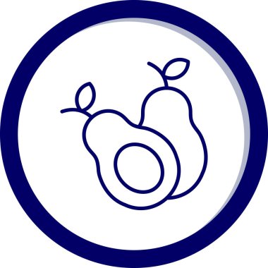 kiraz simge vektör çizim