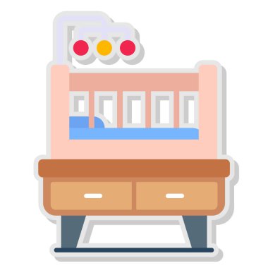 tren simgesi vektör illüstrasyonu