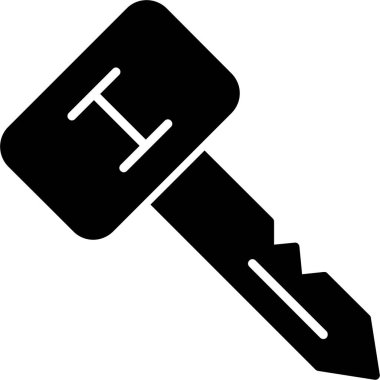 Anahtar simgesi. Vektör illüstrasyonu